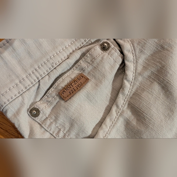 PLEX Branded Waistband Light Gray Pants - Picture 3 of 6